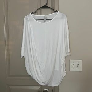 White Athleta Short Sleeve